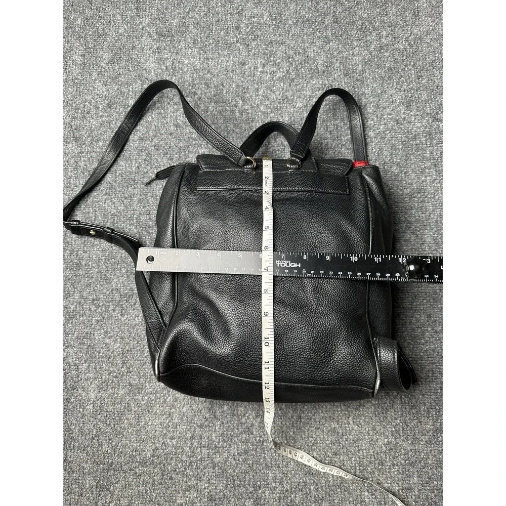 Womens Leather Tory Burch Black Backpack Shoulder‎ Bag, Size One Size